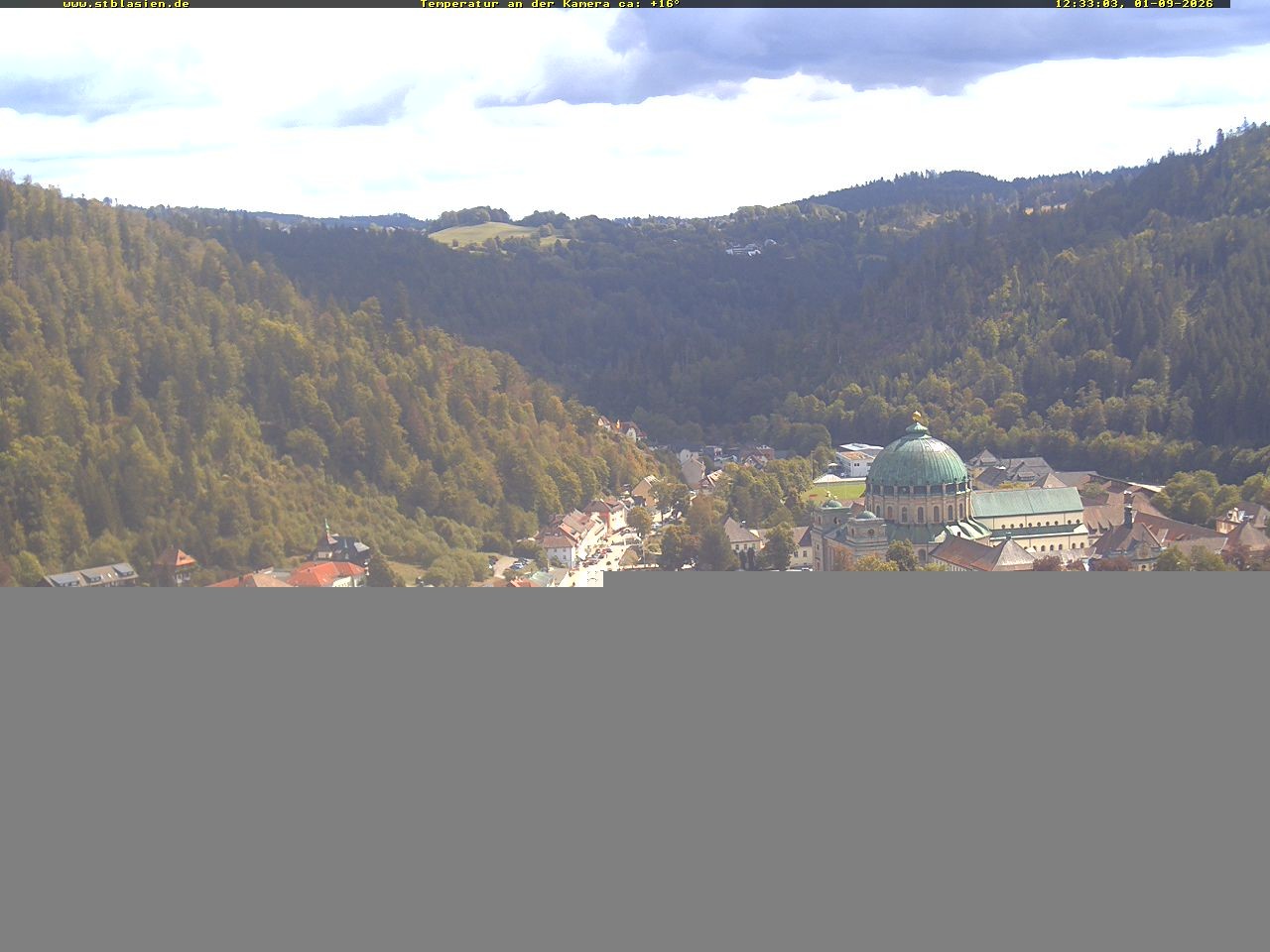 Archived image Webcam Black Forest: St. Blasien
