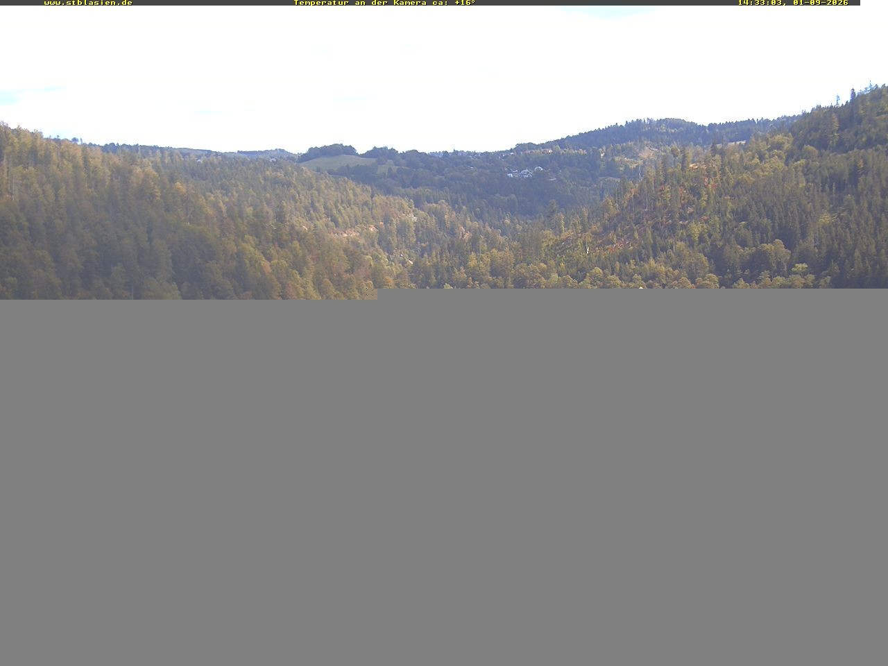 Archived image Webcam Black Forest: St. Blasien