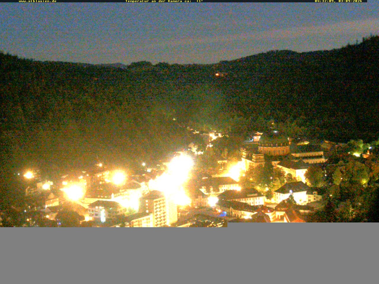 Archived image Webcam Black Forest: St. Blasien