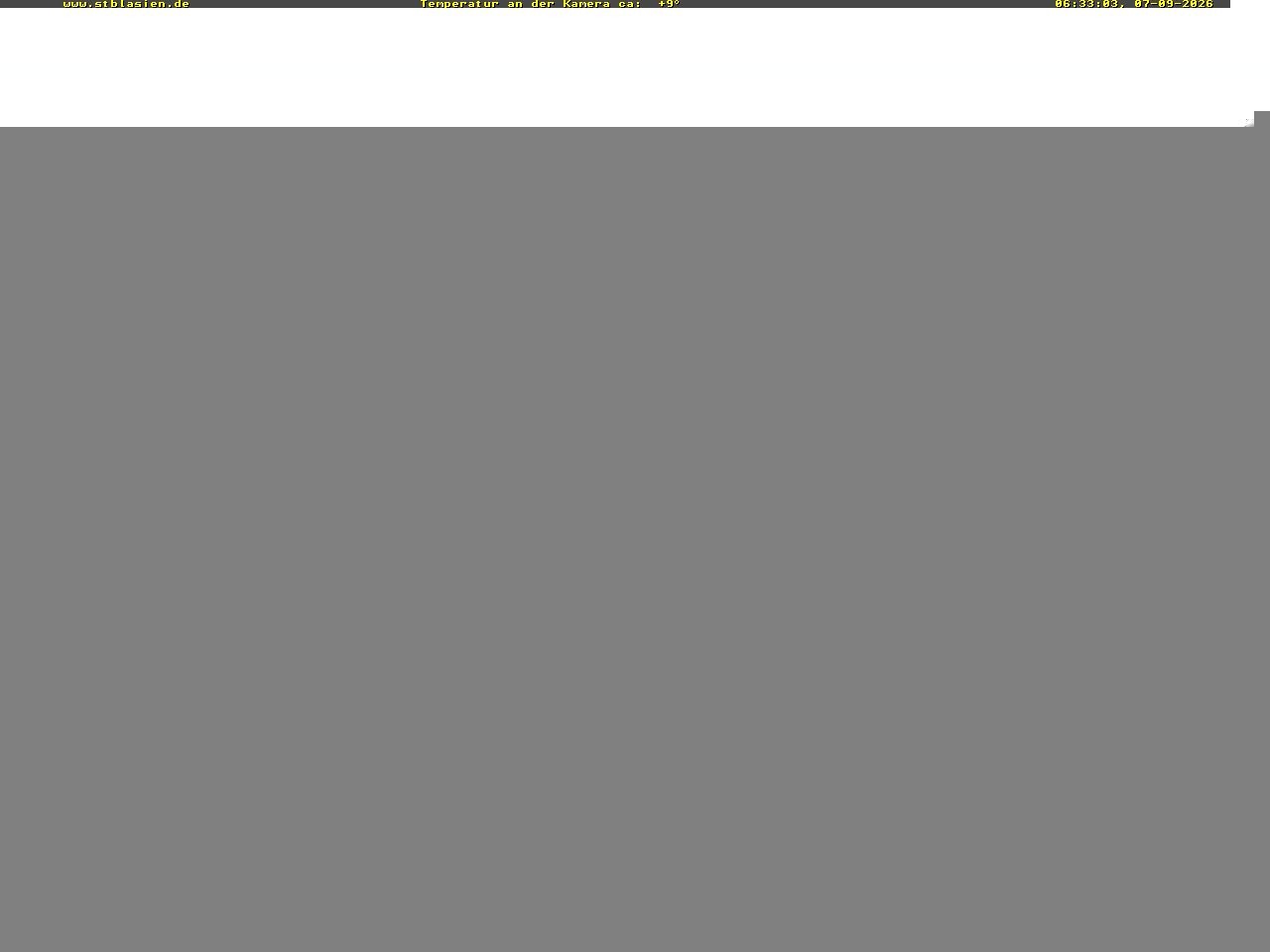 Archived image Webcam Black Forest: St. Blasien