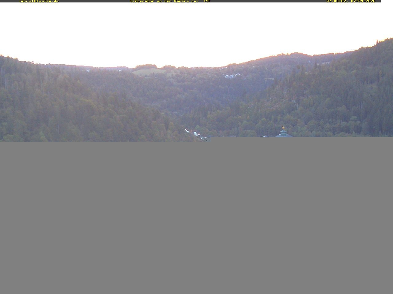 Archived image Webcam Black Forest: St. Blasien