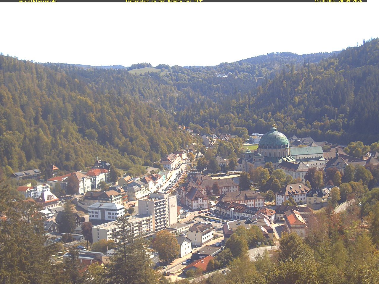 Archiv Foto Webcam Schwarzwald: St. Blasien