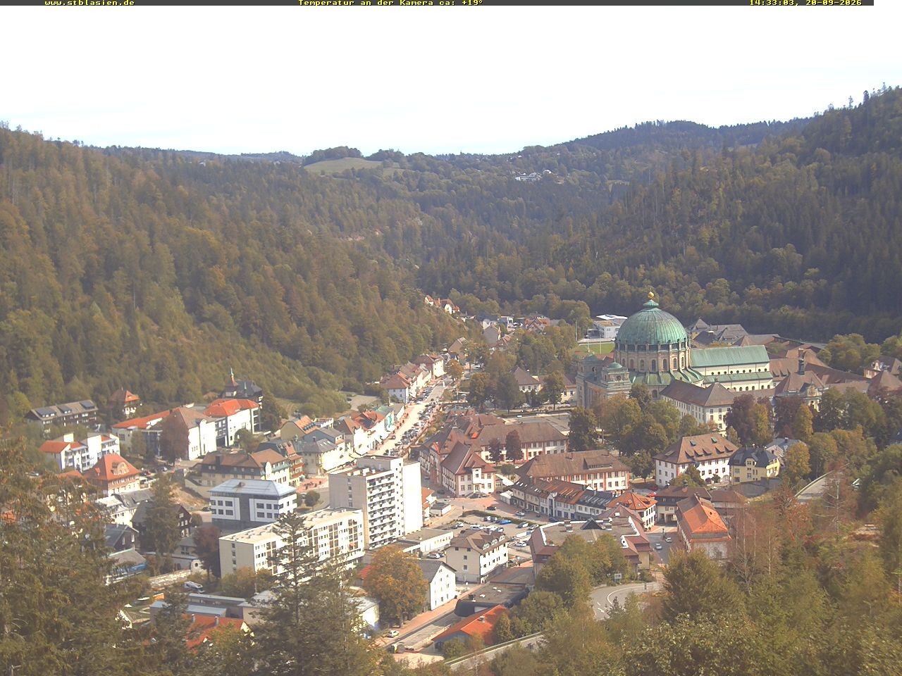 Archiv Foto Webcam Schwarzwald: St. Blasien