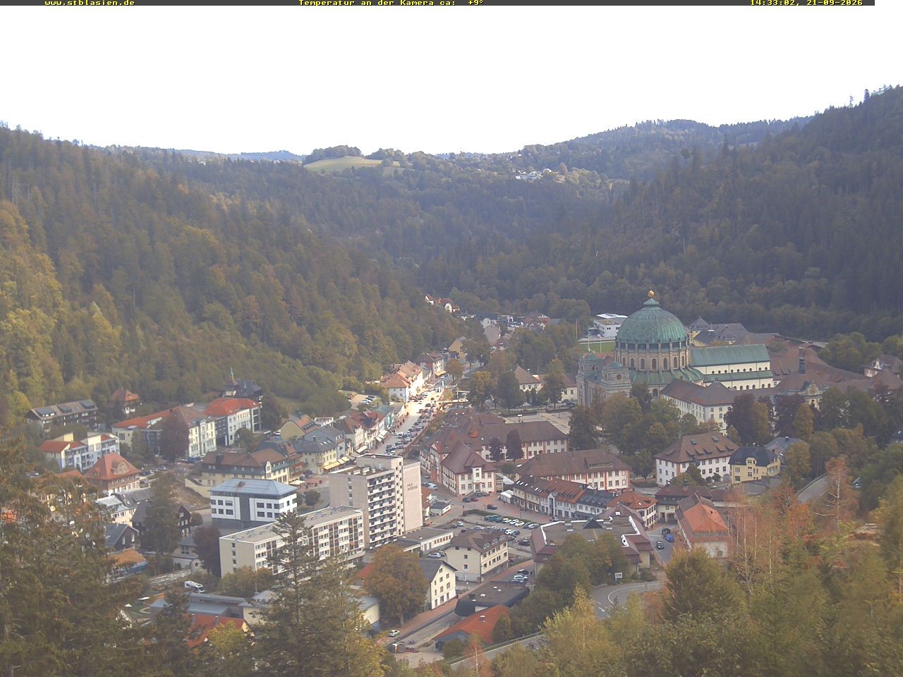 Archiv Foto Webcam Schwarzwald: St. Blasien