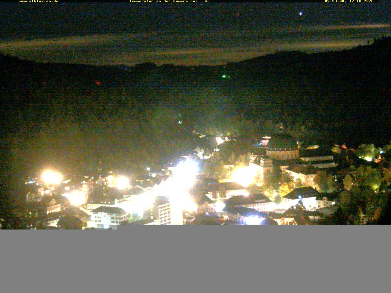 Archived image Webcam Black Forest: St. Blasien