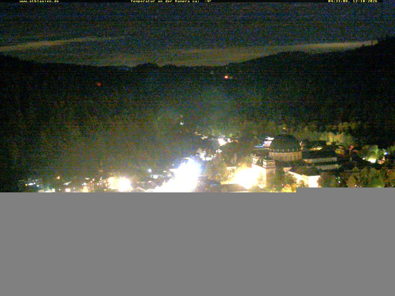 Archived image Webcam Black Forest: St. Blasien