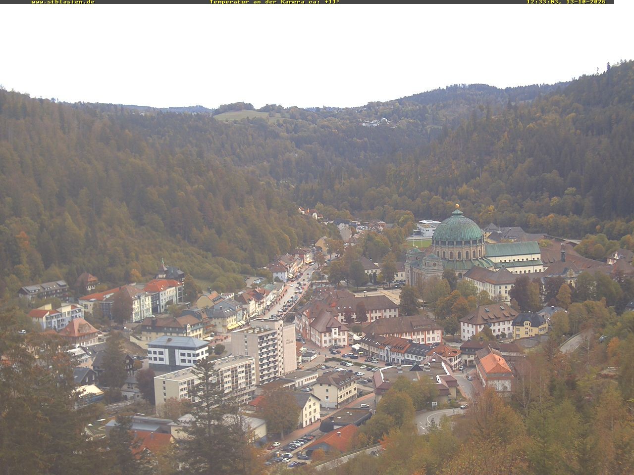 Archiv Foto Webcam Schwarzwald: St. Blasien