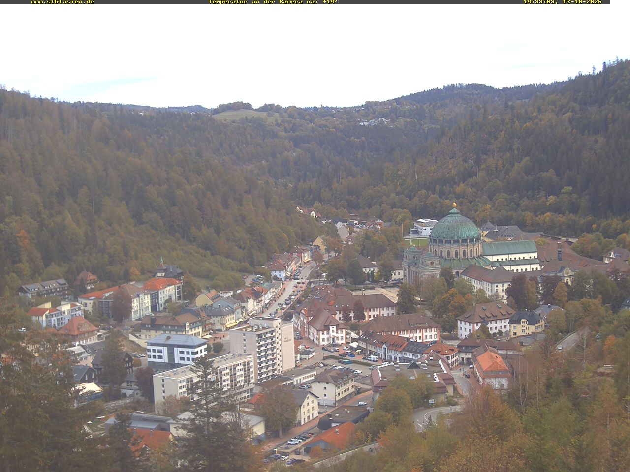 Archiv Foto Webcam Schwarzwald: St. Blasien