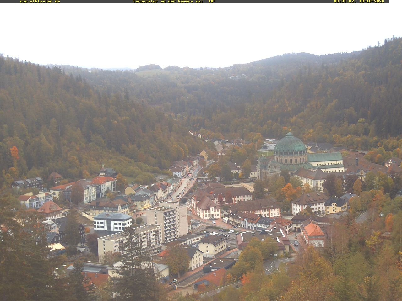 Archiv Foto Webcam Schwarzwald: St. Blasien
