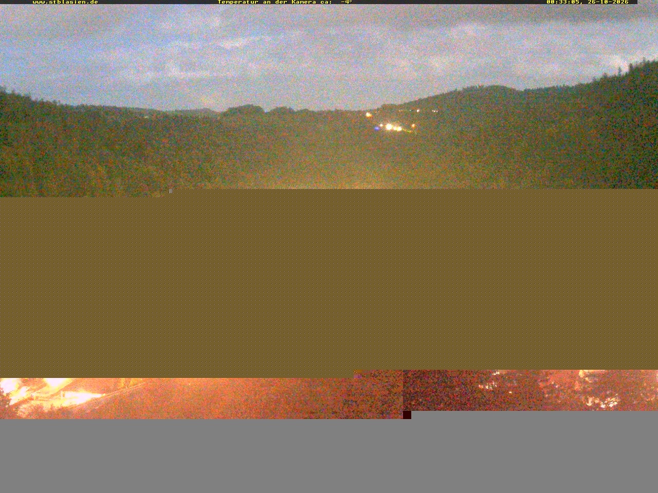 Archived image Webcam Black Forest: St. Blasien