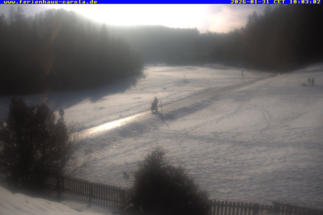 Archived image Webcam Holiday lodge Carola at Hinterzarten