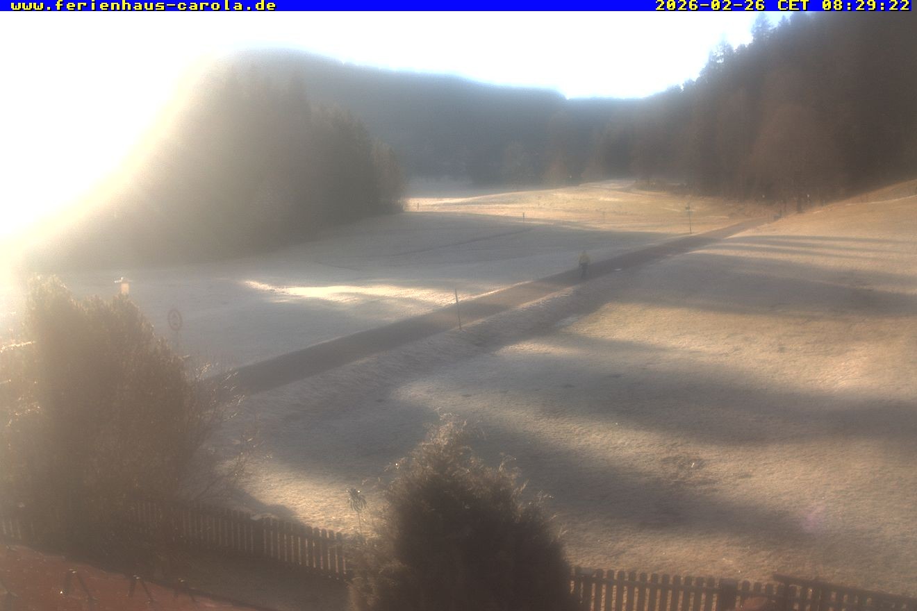 Archived image Webcam Holiday lodge Carola at Hinterzarten