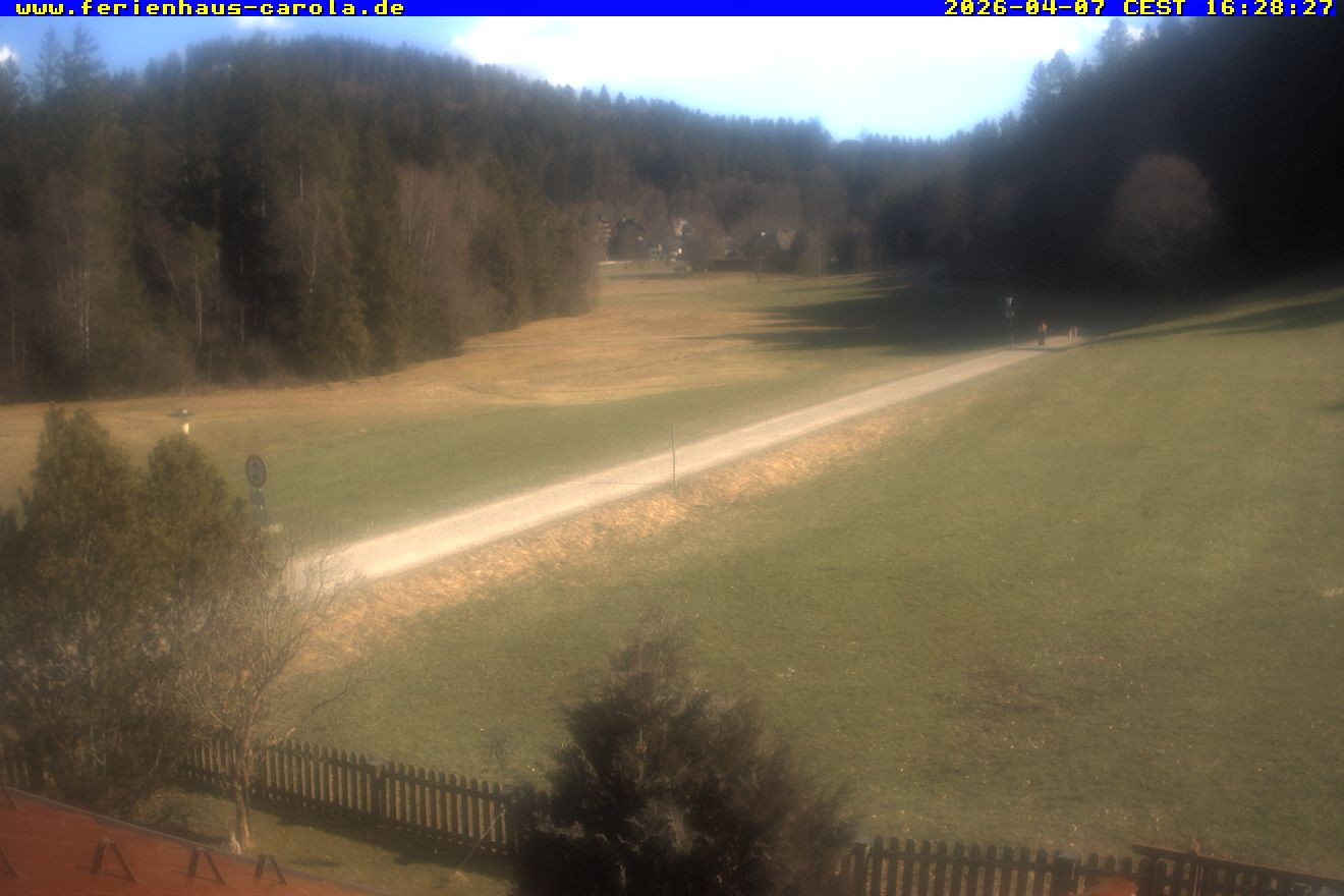 Archived image Webcam Holiday lodge Carola at Hinterzarten