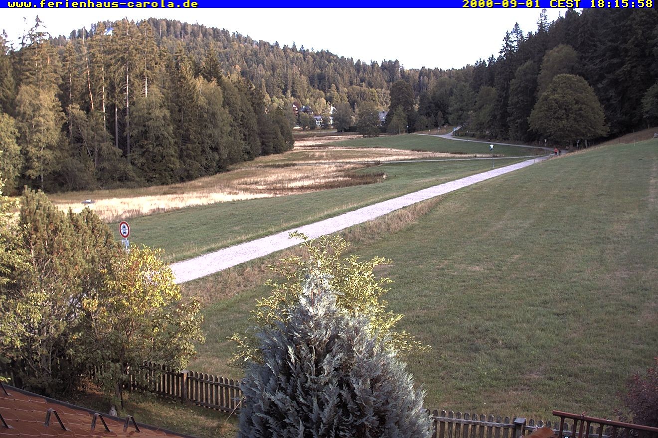 Archived image Webcam Holiday lodge Carola at Hinterzarten