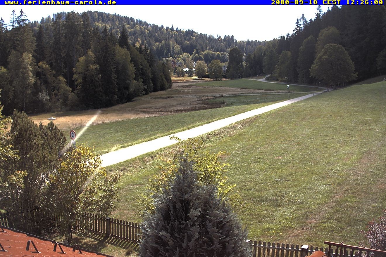 Archived image Webcam Holiday lodge Carola at Hinterzarten