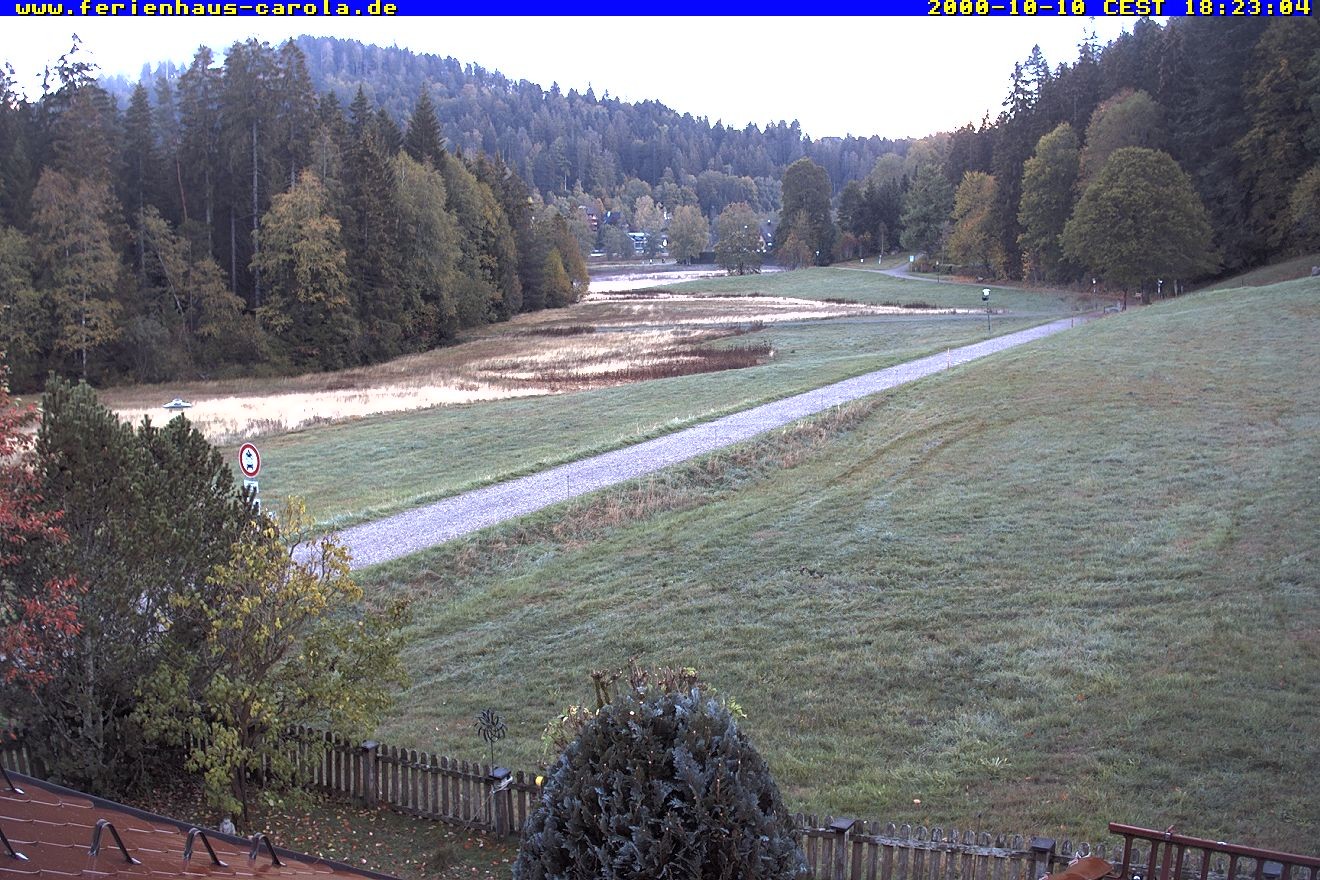 Archived image Webcam Holiday lodge Carola at Hinterzarten