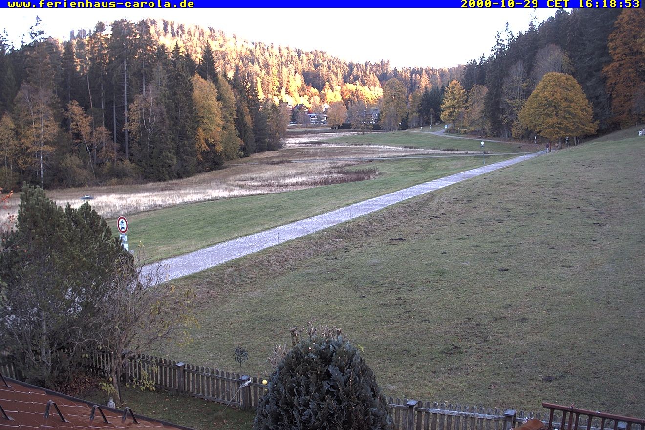 Archived image Webcam Holiday lodge Carola at Hinterzarten