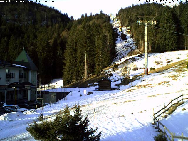 Archiv Foto Webcam Talstation der Belchen-Seilbahn