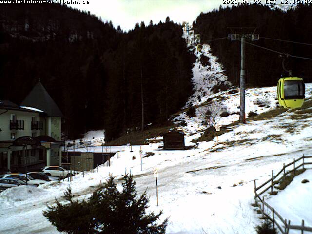 Archiv Foto Webcam Talstation der Belchen-Seilbahn