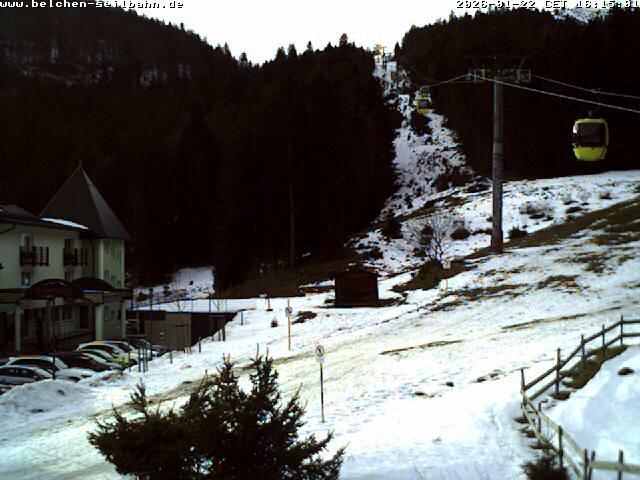 Archiv Foto Webcam Talstation der Belchen-Seilbahn