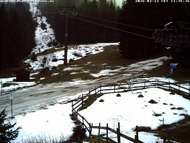 Archiv Foto Webcam Talstation der Belchen-Seilbahn