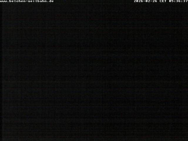 Archived image Webcam Base station of Belchen-Cablecar