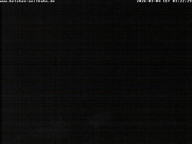 Archived image Webcam Base station of Belchen-Cablecar