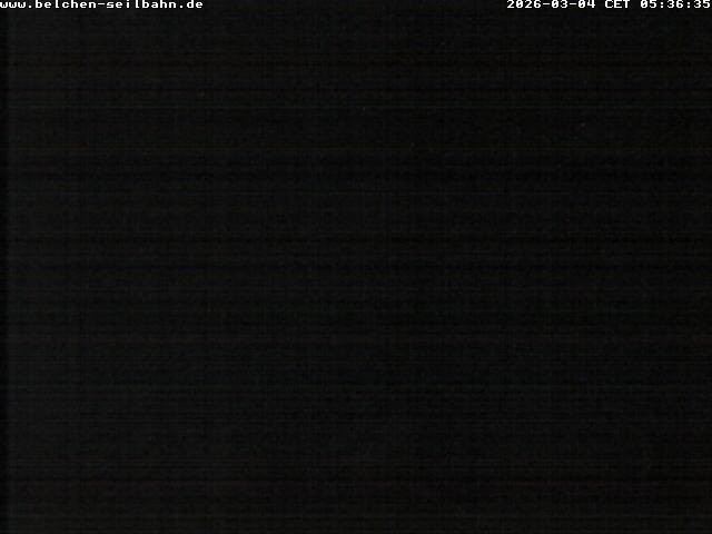 Archived image Webcam Base station of Belchen-Cablecar
