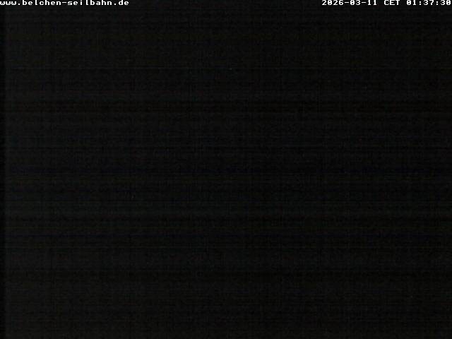 Archived image Webcam Base station of Belchen-Cablecar