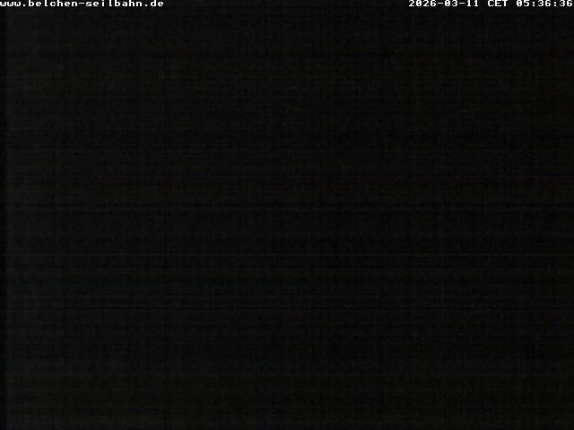 Archived image Webcam Base station of Belchen-Cablecar