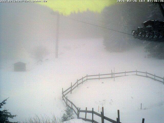 Archiv Foto Webcam Talstation der Belchen-Seilbahn