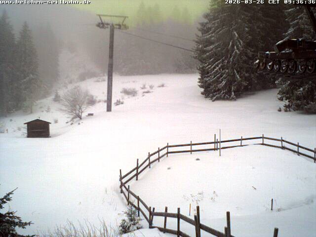 Archiv Foto Webcam Talstation der Belchen-Seilbahn
