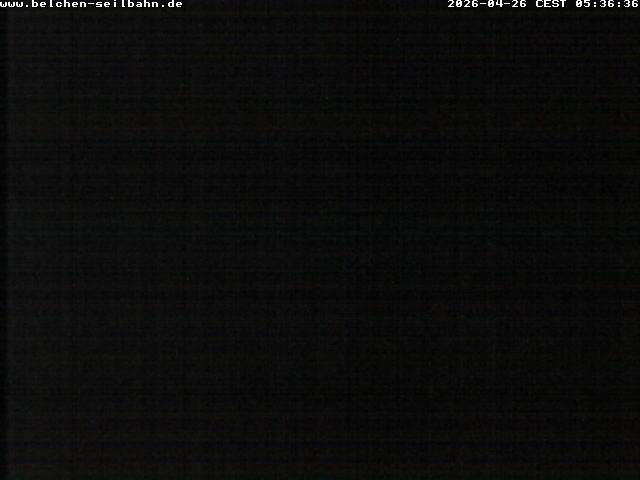 Archived image Webcam Base station of Belchen-Cablecar