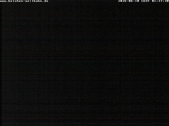 Archived image Webcam Base station of Belchen-Cablecar
