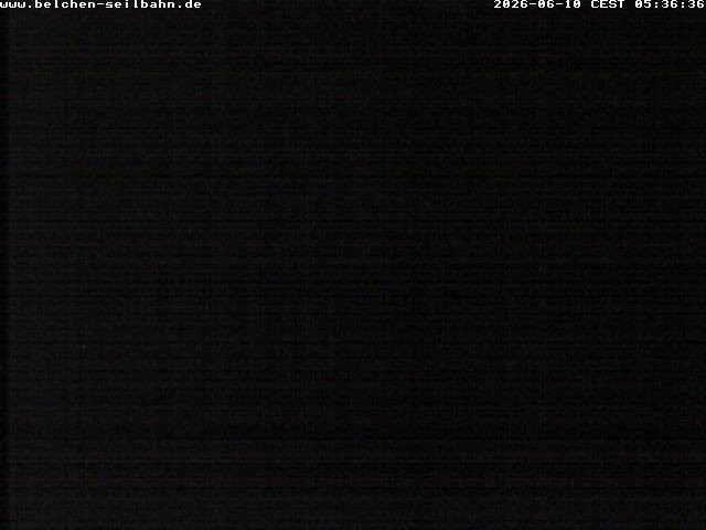 Archived image Webcam Base station of Belchen-Cablecar