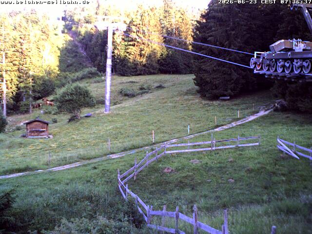 Archiv Foto Webcam Talstation der Belchen-Seilbahn