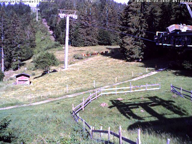 Archiv Foto Webcam Talstation der Belchen-Seilbahn