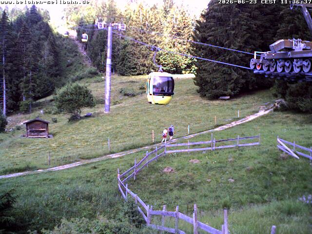 Archiv Foto Webcam Talstation der Belchen-Seilbahn