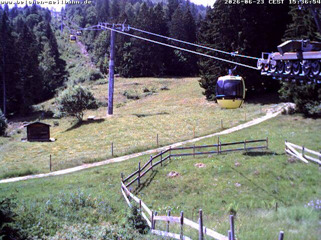 Archiv Foto Webcam Talstation der Belchen-Seilbahn