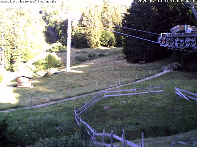 Archiv Foto Webcam Talstation der Belchen-Seilbahn