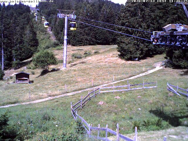 Archiv Foto Webcam Talstation der Belchen-Seilbahn