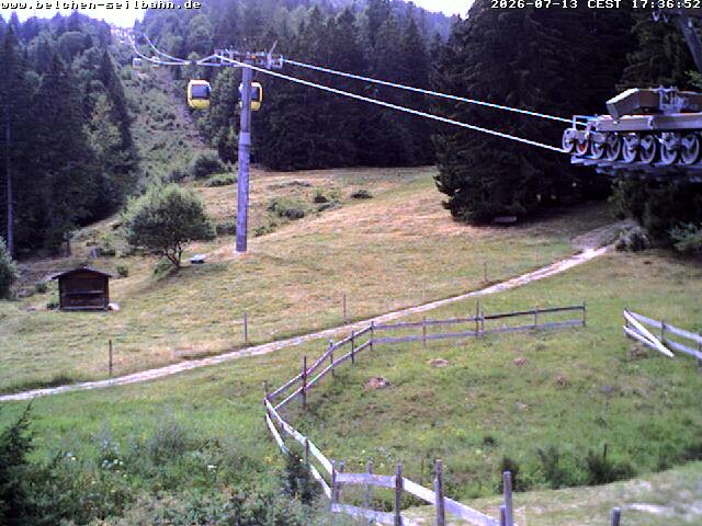 Archiv Foto Webcam Talstation der Belchen-Seilbahn