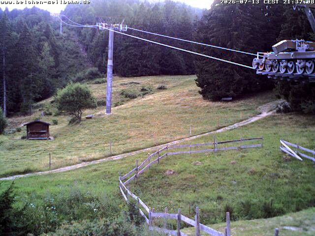 Archiv Foto Webcam Talstation der Belchen-Seilbahn