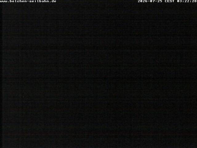 Archived image Webcam Base station of Belchen-Cablecar