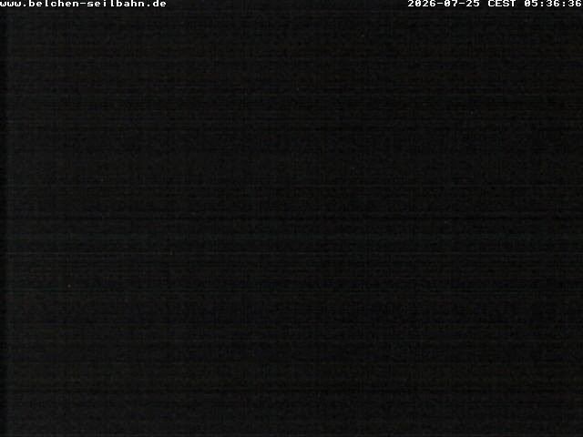 Archived image Webcam Base station of Belchen-Cablecar