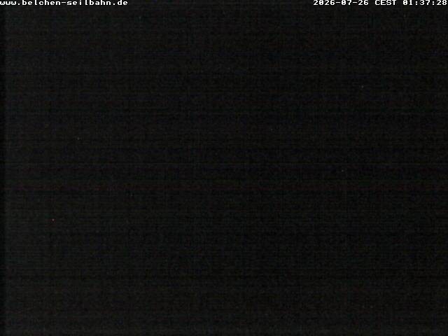 Archived image Webcam Base station of Belchen-Cablecar