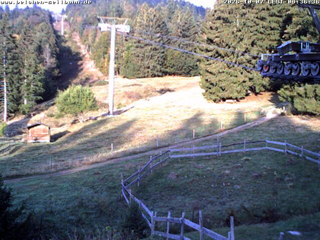 Archiv Foto Webcam Talstation der Belchen-Seilbahn