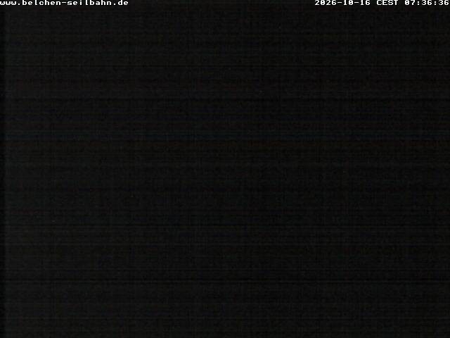 Archived image Webcam Base station of Belchen-Cablecar