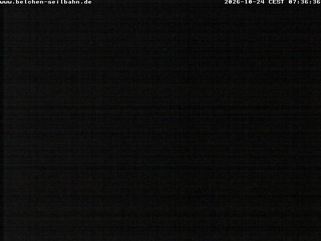 Archived image Webcam Base station of Belchen-Cablecar