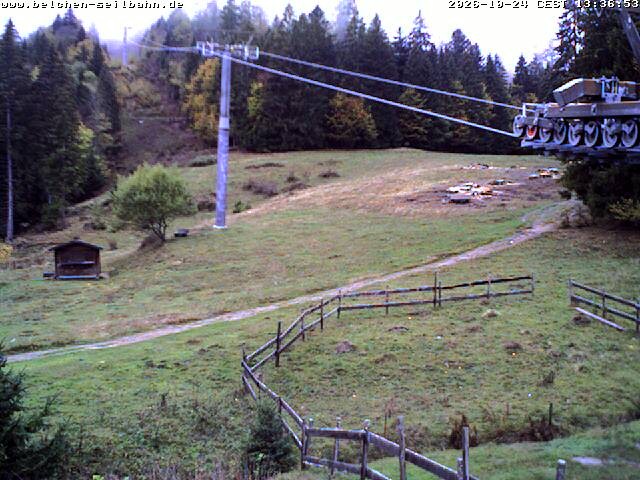 Archiv Foto Webcam Talstation der Belchen-Seilbahn